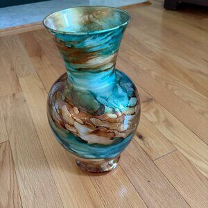 Blue Multi Color Vase